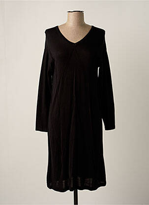 Rochie midi mâneci lungi mâneci lungi negru CISO femeie