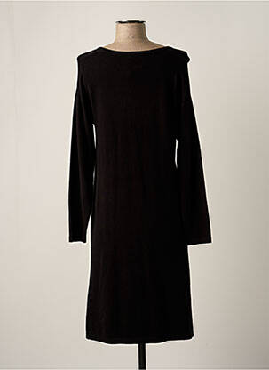 Rochie midi mâneci lungi mâneci lungi negru CISO femeie