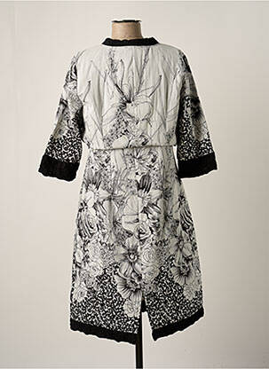 Set rochie mâneci 3/4 gri SAINT CHARLES femeie