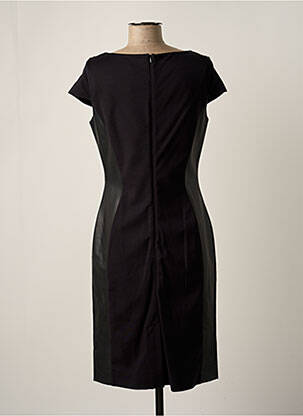 Rochie midi croială fluidă mâneci scurte negru OLSEN femeie