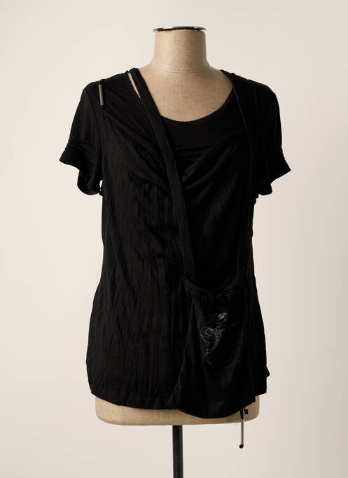 Tricou negru FRED SABATIER femeie