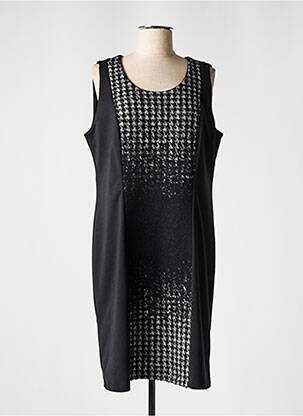Rochie midi fără mâneci fără mâneci negru FRED SABATIER femeie