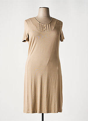 Rochie midi bej ESCOLA femeie