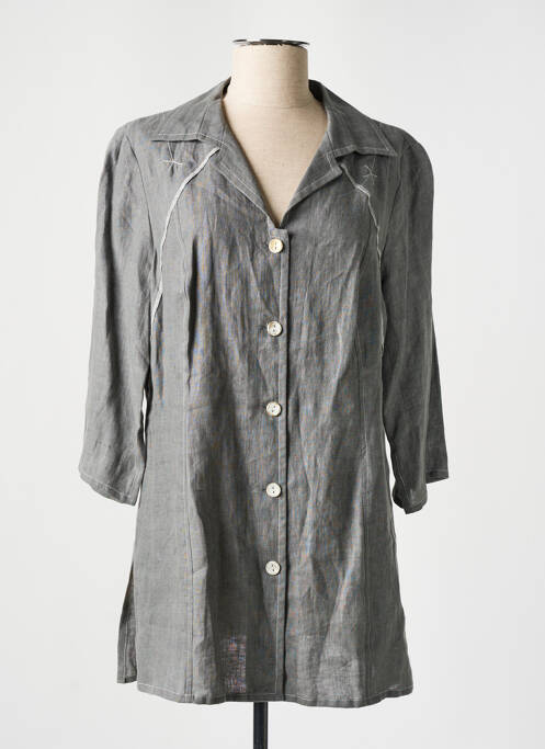 Tunică mâneci lungi gri JEAN DELFIN femeie