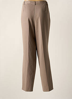 Pantalon drept țesătură poplin mărime normală bej GERKE MY PANTS femeie