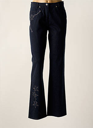 Blugi cu croială dreaptă albastru HAUBER femeie