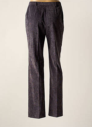 Pantalon slim țesătură poplin mărime normală gri WEINBERG femeie