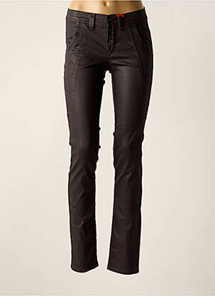 Pantalon slim maro ASCARI femeie