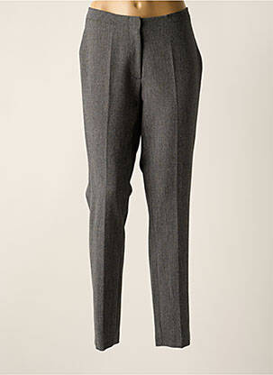 Pantalon drept țesătură poplin mărime normală negru GERKE MY PANTS femeie