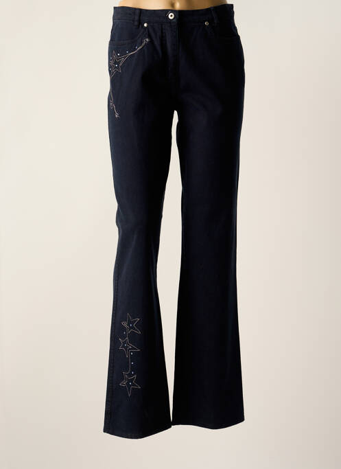 Blugi cu croială dreaptă albastru HAUBER femeie