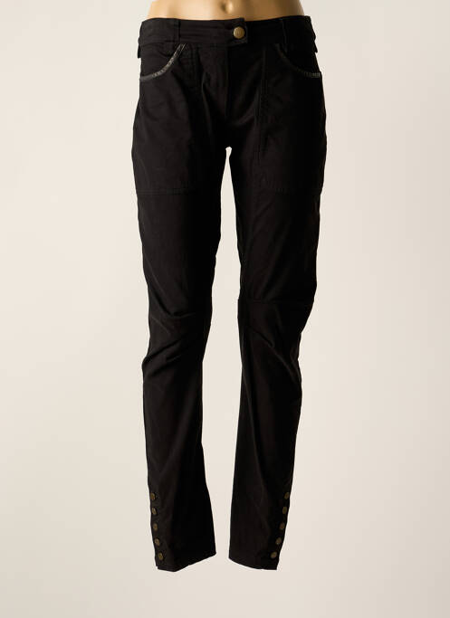 Pantalon slim negru ISABEL DE PEDRO femeie