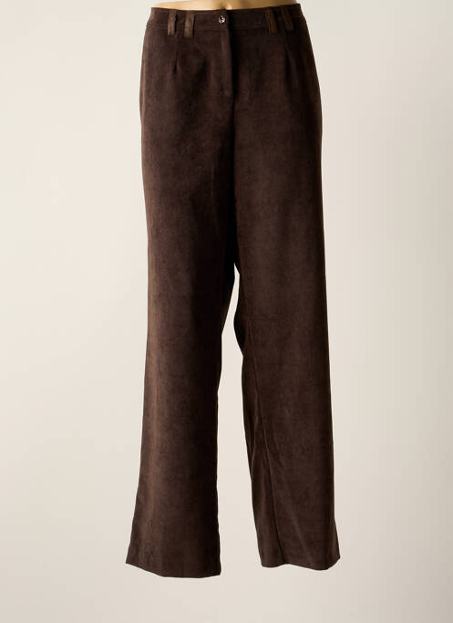 Pantalon drept maro FRANCOISE F femeie