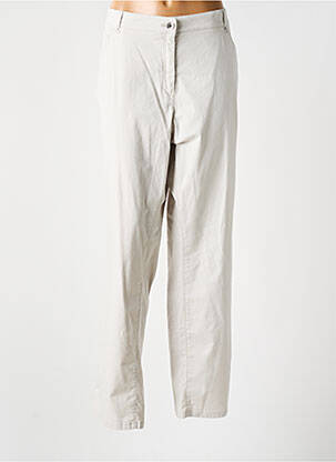 Pantalon subțire mărime normală bej GERKE MY PANTS femeie