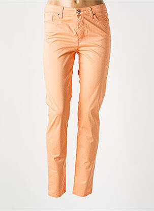 Pantalon slim portocaliu LCDN femeie