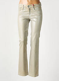 Pantalon slim buzunare auriu ASCARI femme
