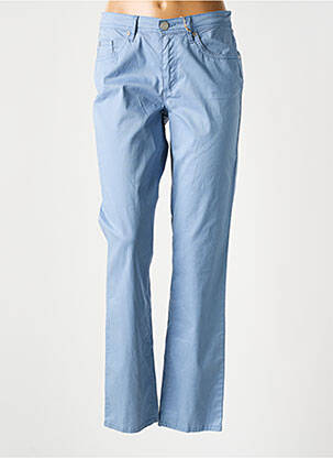 Pantalon drept albastru MAT DE MISAINE femeie