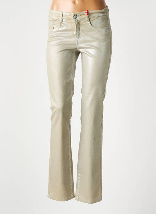 Pantalon slim auriu ASCARI femeie