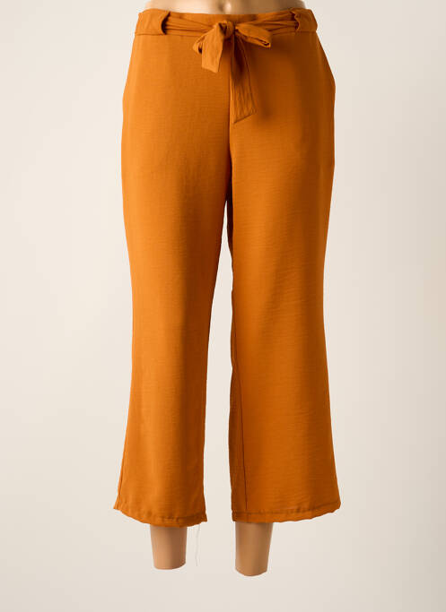 Pantalon trei sferturi maro TINTA STYLE femeie