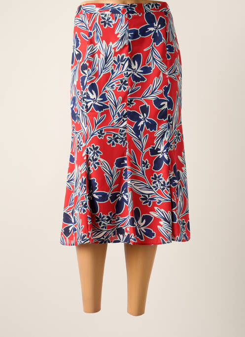 Fustă midi roșu FRANCOISE F femeie