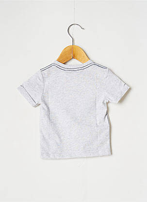 Tricou țesătură jersey mâneci scurte gri BOBOLI băiat