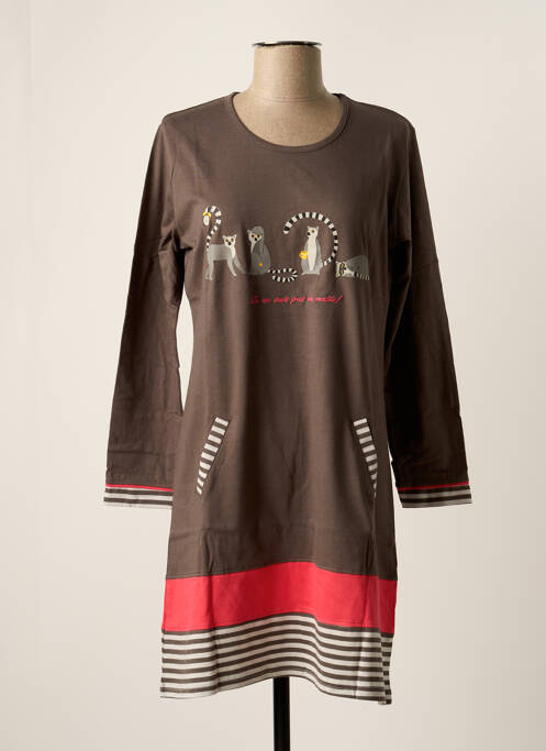 Cămașă de noapte gri ROSE POMME femeie