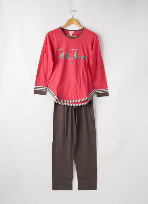 Pijama croială dreaptă roz ROSE POMME femme