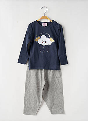 Pijama albastru ROSE POMME fată