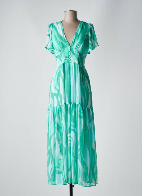 Rochie lungă verde GOA femeie