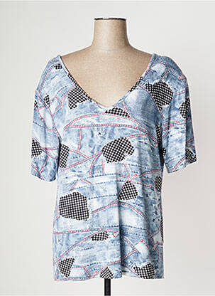 Top albastru DEOMINO femeie