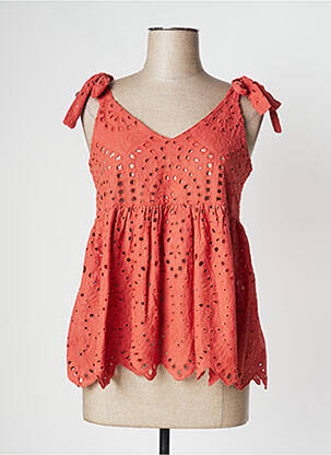 Top portocaliu PEACE N'LOVE femeie