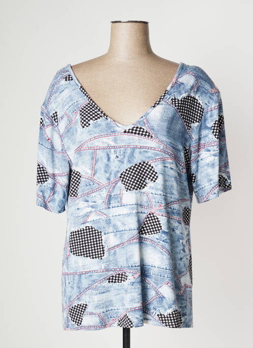 Top albastru DEOMINO femeie