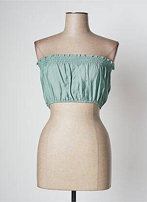 Top verde LARA-ETHNICS femeie