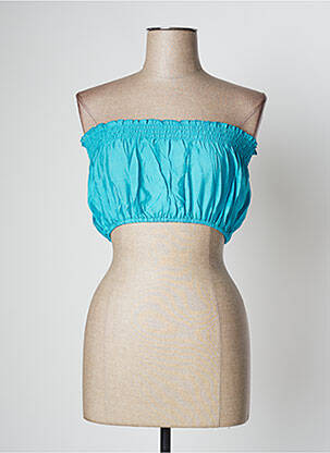 Top albastru LARA-ETHNICS femeie