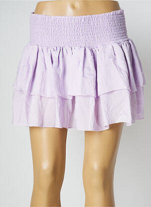 Fustă scurtă violet LARA-ETHNICS femeie