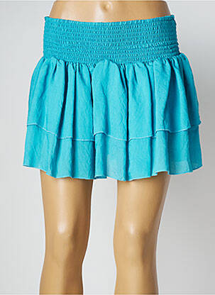 Fustă scurtă albastru LARA-ETHNICS femeie