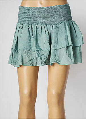 Fustă scurtă verde LARA-ETHNICS femeie