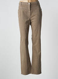 Pantalon drept elasticitate mărime normală verde DIANE LAURY femme
