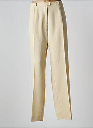 Pantalon drept bej CLAUDE BAUER femeie