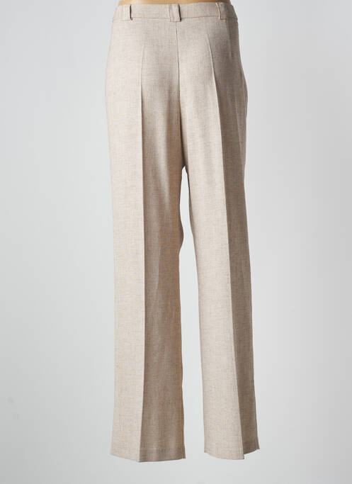 Pantalon drept bej CHRISTINE LAURE femeie