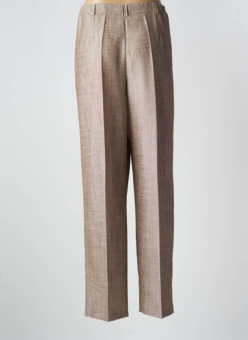 Pantalon drept maro CHRISTINE LAURE femeie