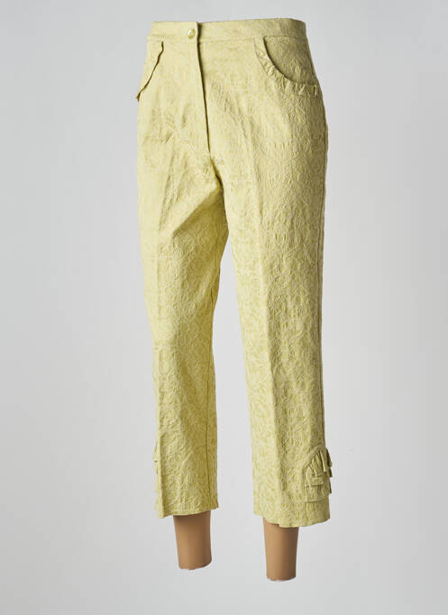 Pantalon 7/8 verde CHRISTINE LAURE femeie