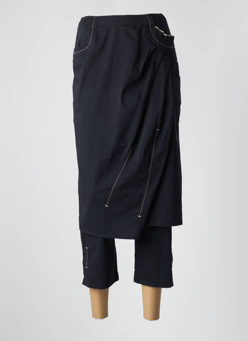 Pantalon trei sferturi negru CHRISTINE LAURE femeie