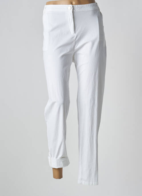 Pantalon slim alb AGATHE & LOUISE femeie