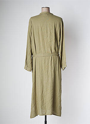Rochie lungă mâneci lungi mâneci lungi verde JOON femeie