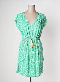 Rochie scurtă mâneci scurte mâneci scurte verde GOA femeie