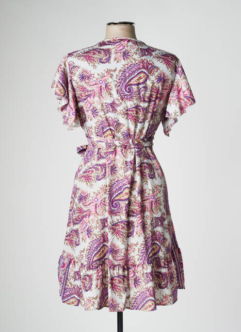 Rochie midi violet LARA-ETHNICS femeie