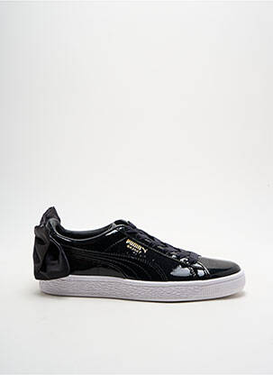 Adidași material neted toc plat până la 3 cm negru PUMA femeie