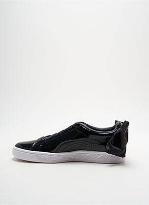 Adidași material neted toc plat până la 3 cm negru PUMA femeie