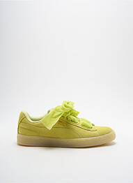 Adidași toc platformă toc plat până la 3 cm galben PUMA femme
