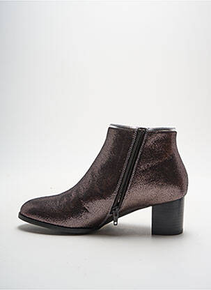 Botine/ghete închidere cu fermoar toc de 4 la 6 cm maro MELLOW YELLOW femeie